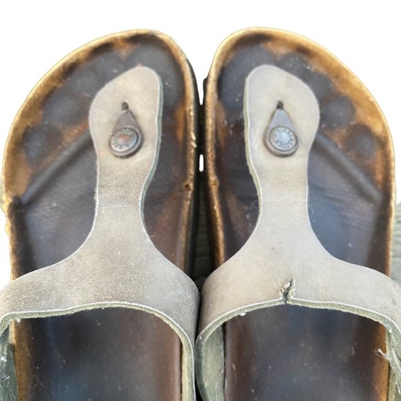 Birkenstock Gizeh Women Sandals Tan Size  EU 38 US 7.5 - Picture 5 of 7